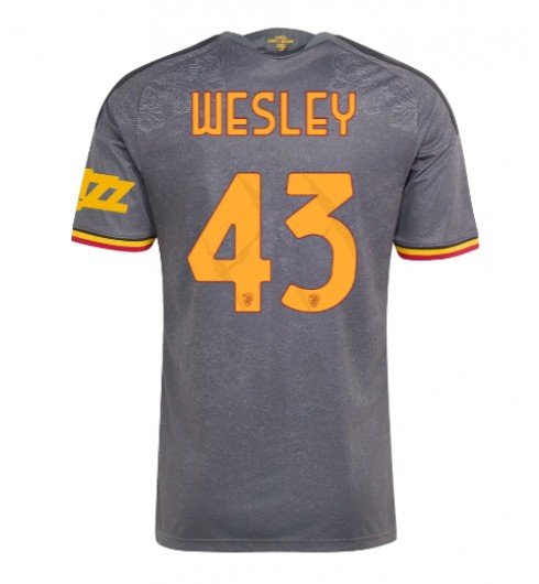 AS Roma Wesley Franca #43 Kolmaspaita 2026-27 Lyhythihainen AS Roma Wesley Franca #43 Kolmaspaita 2026-27 Lyhythihainen